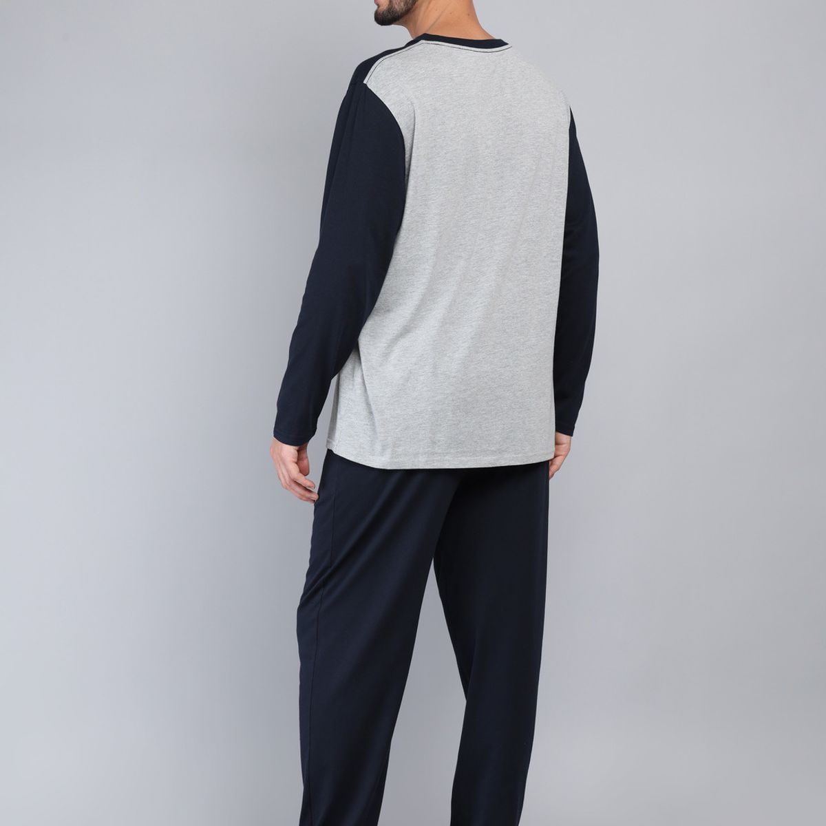 ARROW - Pijama Largo Regular Fit Gris Arrow ARROW