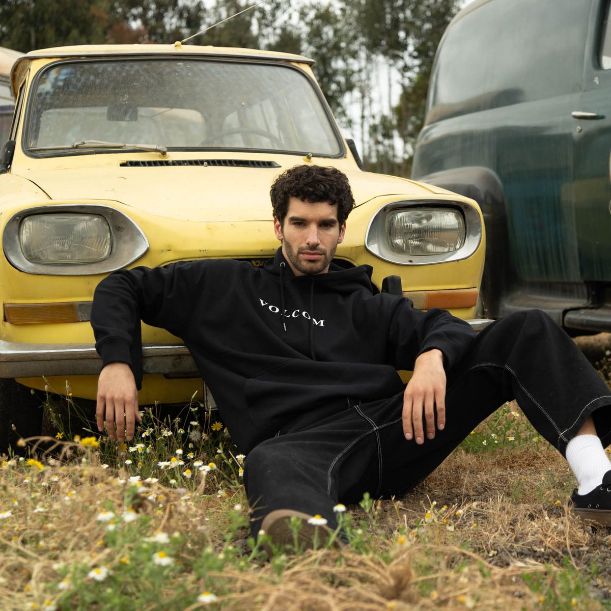 VOLCOM - Poleron Canguro VLC Stone Po Negro Hombre Volcom