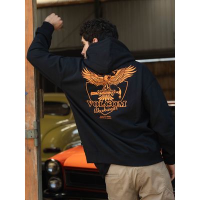 Imagen 2 del producto Poleron Canguro Hammered Po Negro Hombre