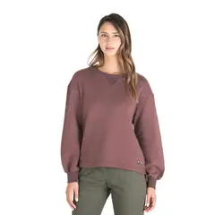 PANAMA JACK - Polerón Mujer Casual Bordó