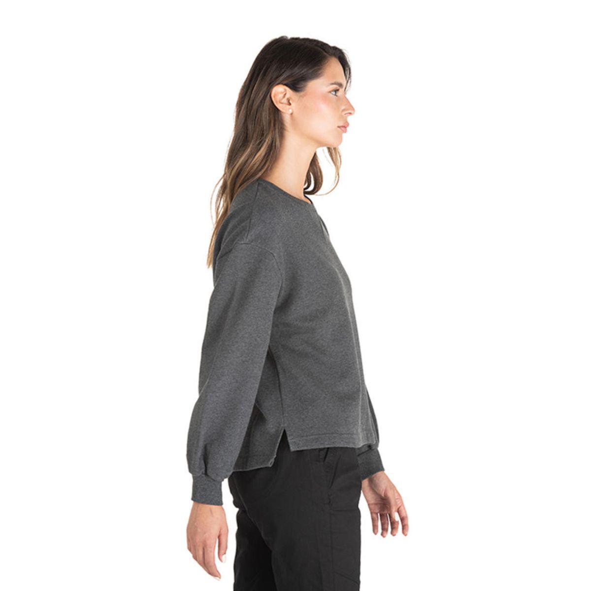 PANAMA JACK - Polerón Mujer Casual Gris Panama Jack