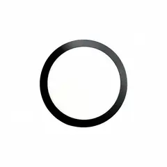 FSL - Panel LED Sobrepuesto Redondo 12W Negro Luz Fría 6500K Plafón Interior