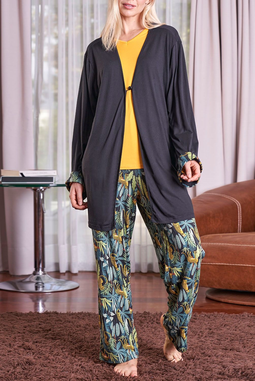 BAZIANI - Pijama Mujer manga larga