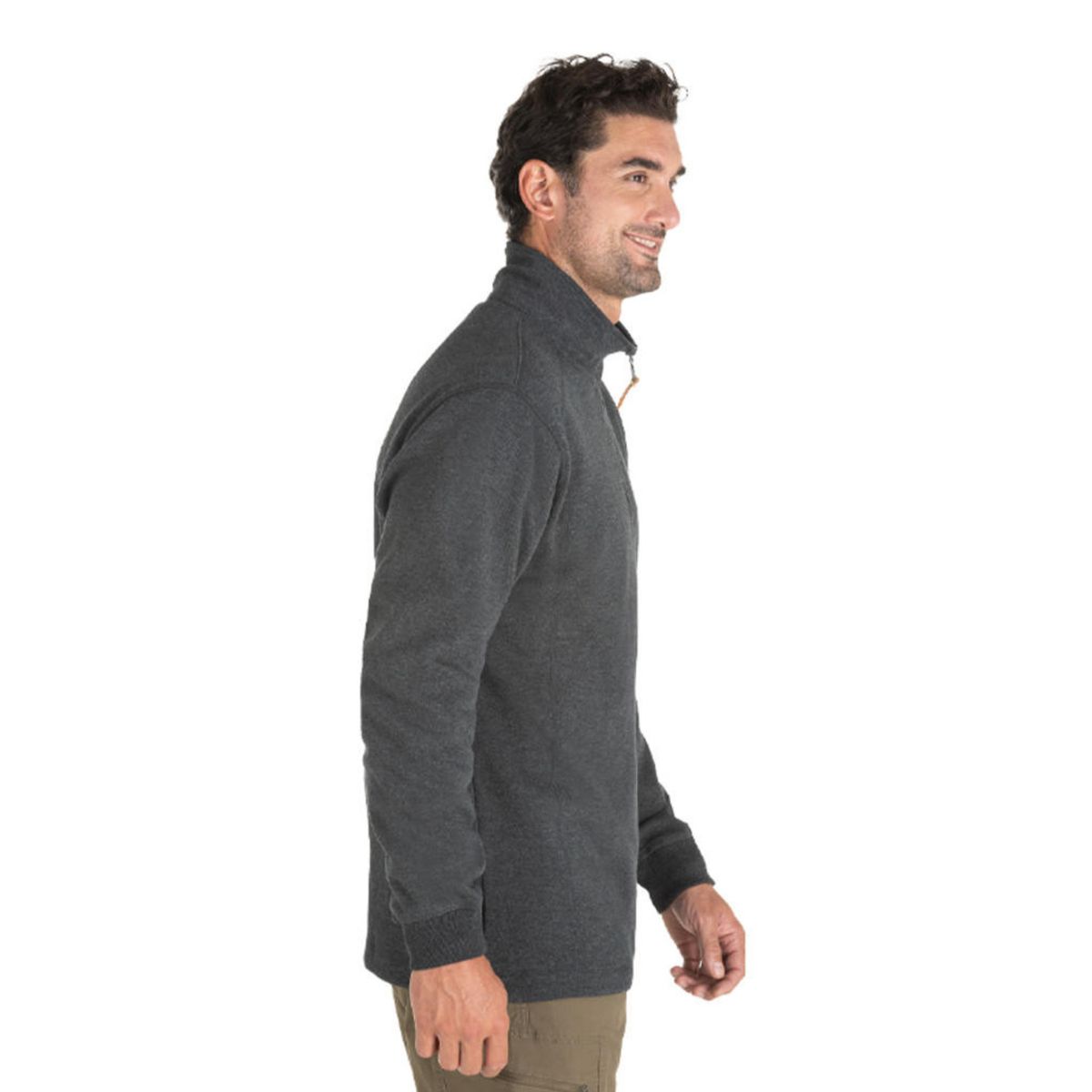 PANAMA JACK - Polerón Hombre Casual Gris Panama Jack
