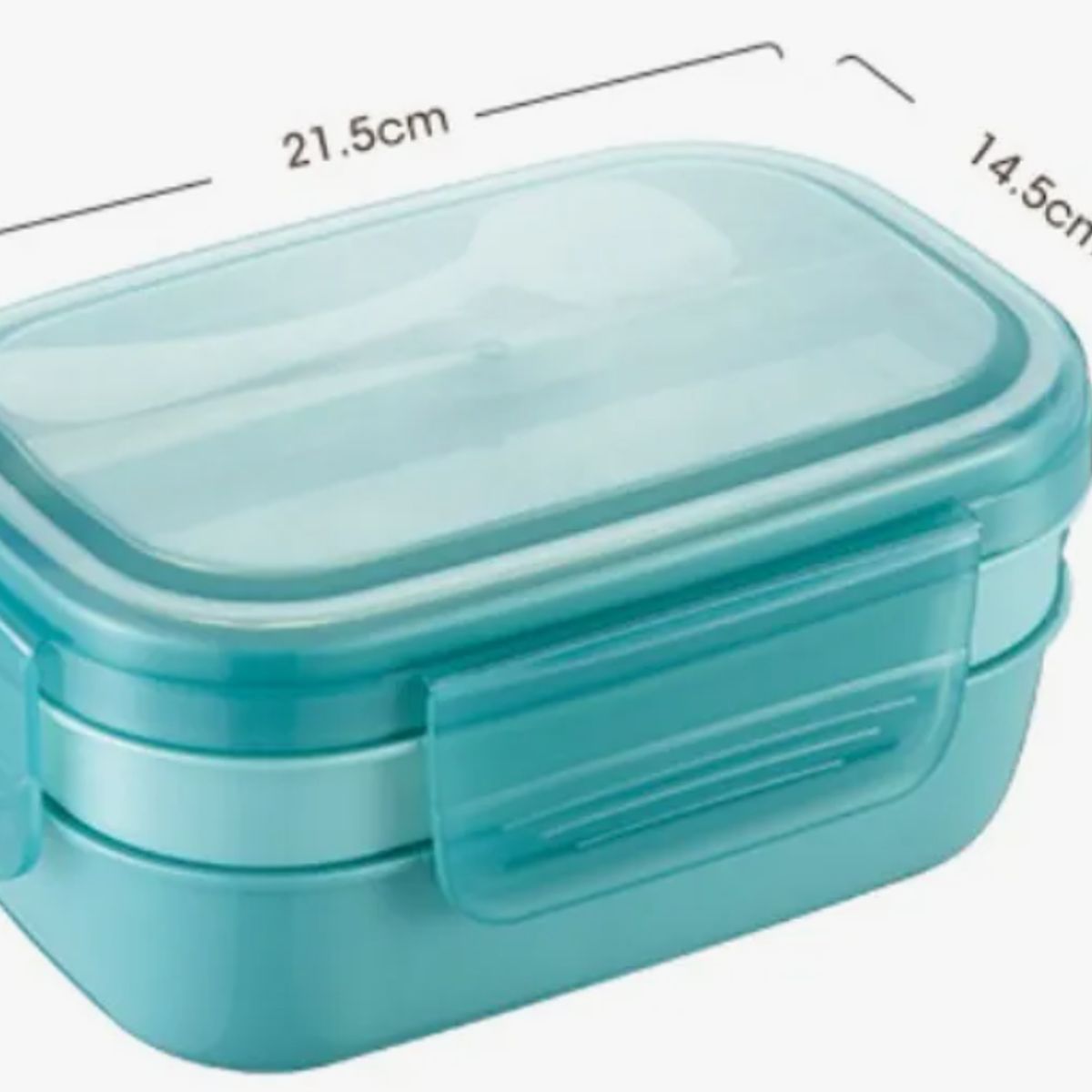 GENERICO - Bento Box Contenedor 1900ml Fiambrera Para Microondas