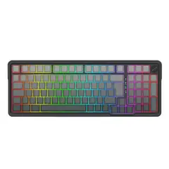 REDRAGON - Teclado Gamer Eisa MAX K686SP-RGB-MAX Gris