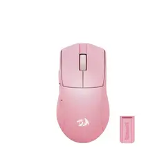 REDRAGON - Mouse inalámbrico King PRO 4K M916, Color Rosado