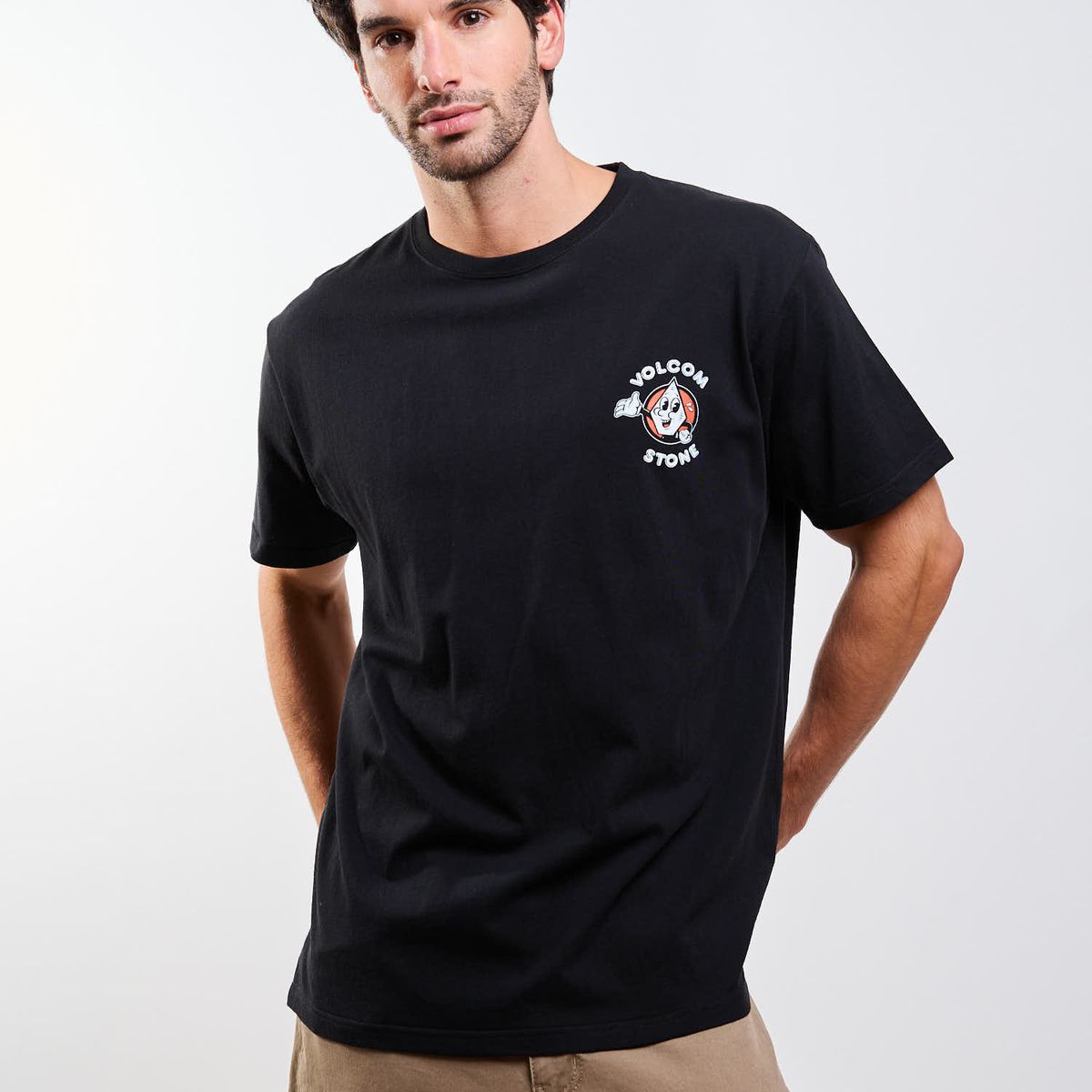 VOLCOM - Polera MC Mistestone Negro Hombre Volcom