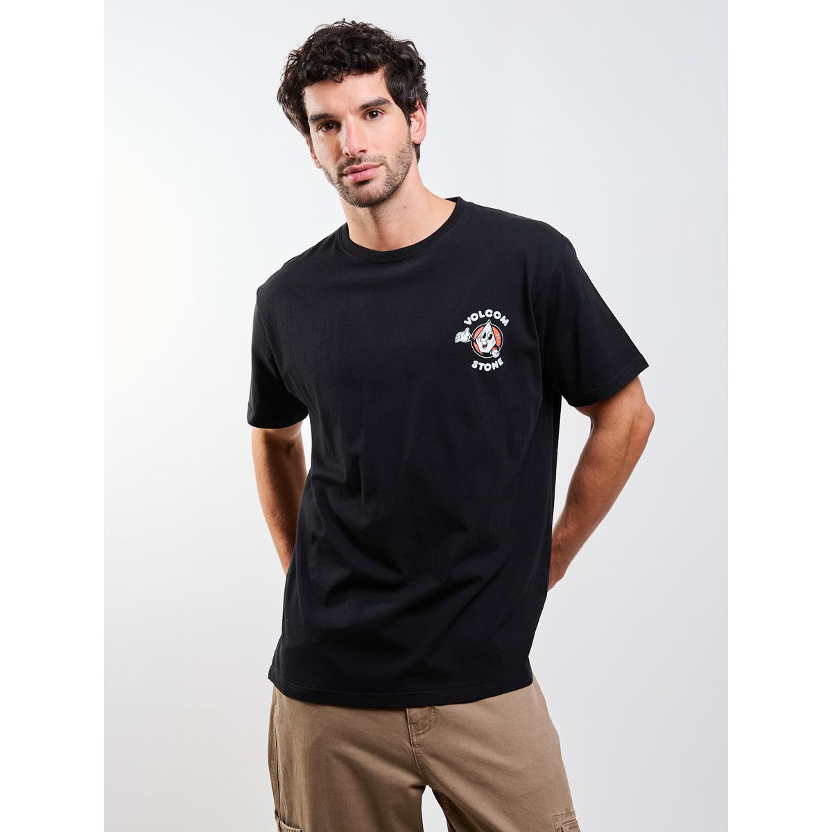 VOLCOM - Polera MC Mistestone Negro Hombre Volcom