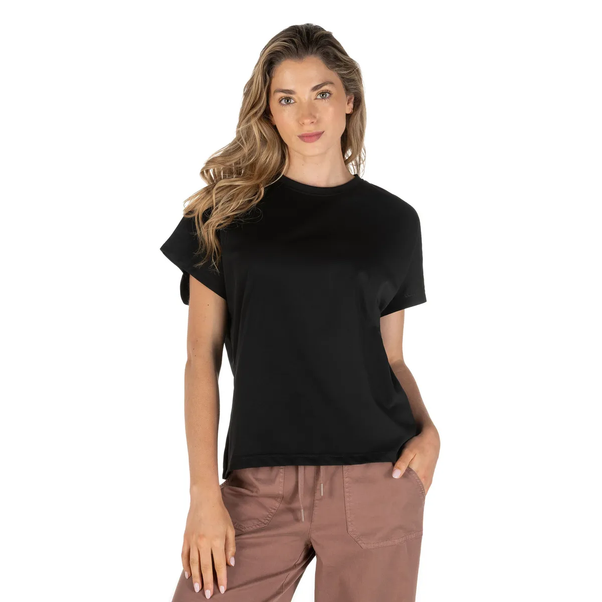 PANAMA JACK - Polera Mujer Casual Negro Panama Jack