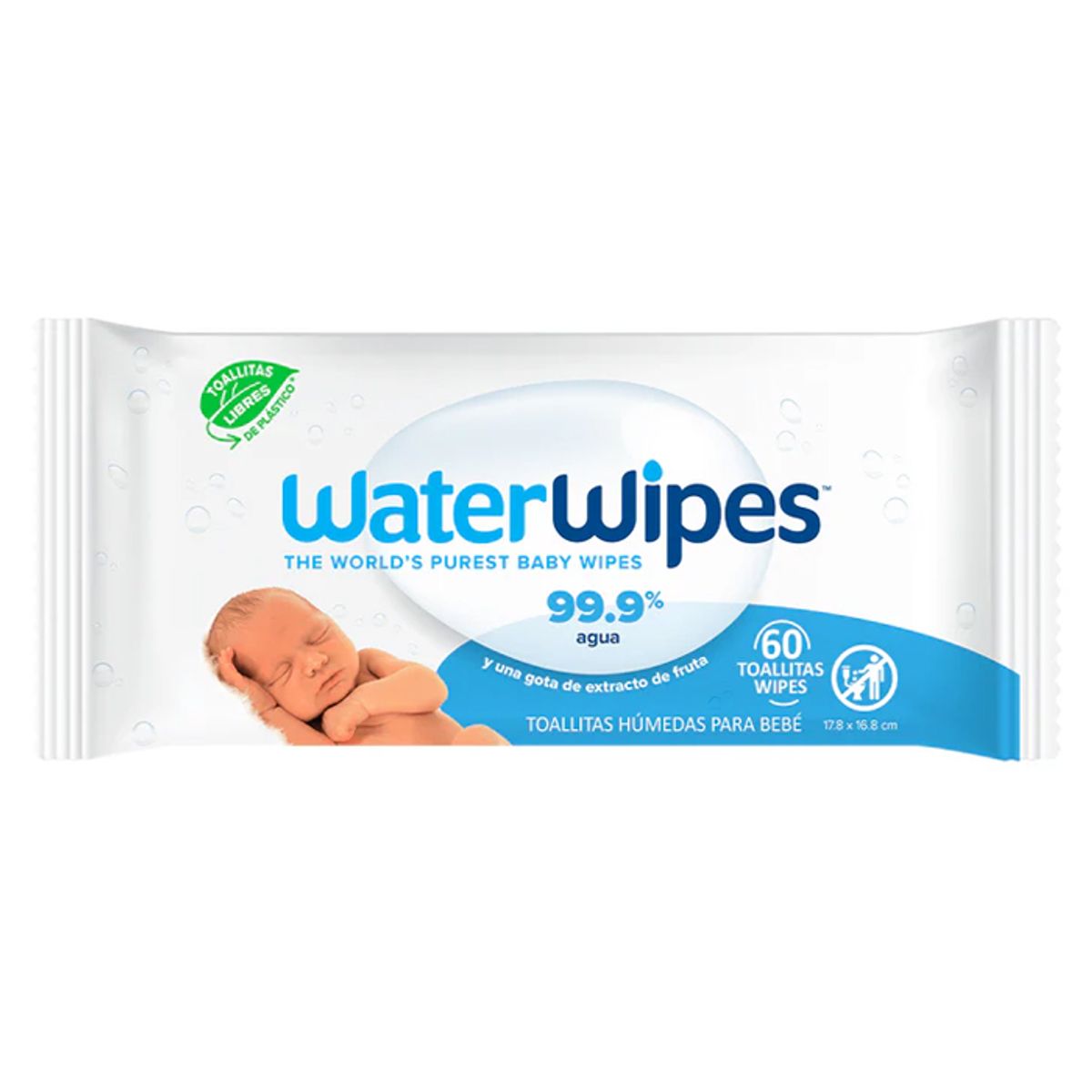 WATER WIPES - Wipes Toallas Húmedas Waterwipes – Caja 9 paquetes 540 unidades