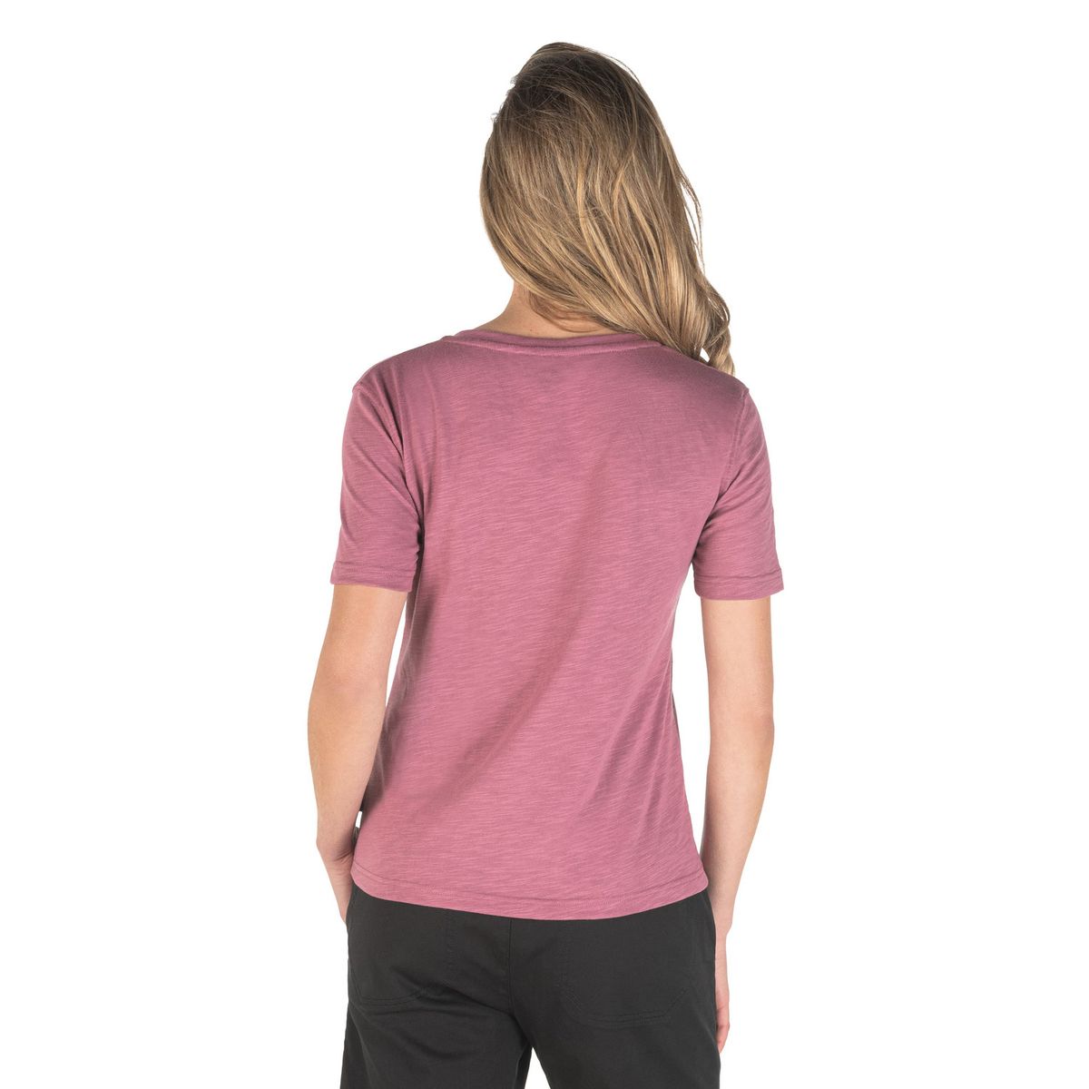 PANAMA JACK - Polera Mujer Manga Corta Algodón Violeta Panama Jack