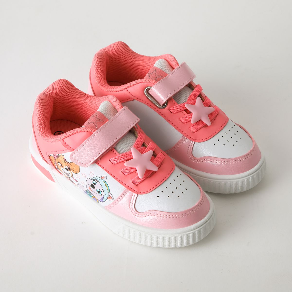 PAW PATROL - Zapatilla Luces Niña Velcro Skye & Everes Rosado Paw Patrol