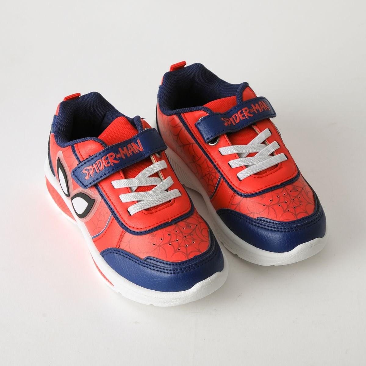 MARVEL - Zapatilla Luces Niño Velcro Spiderman Ojos Rojo Marvel