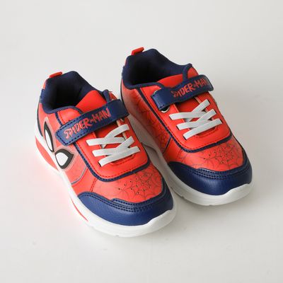 Imagen 2 del producto Zapatilla Luces Niño Velcro Spiderman Ojos Rojo