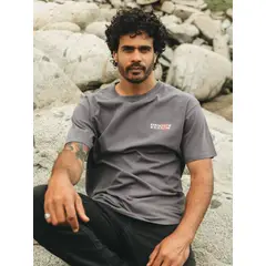 VOLCOM - Polera MC Brain Storm Gris Hombre