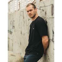 Polera MC Stoneblanks Bsc Negro Hombre