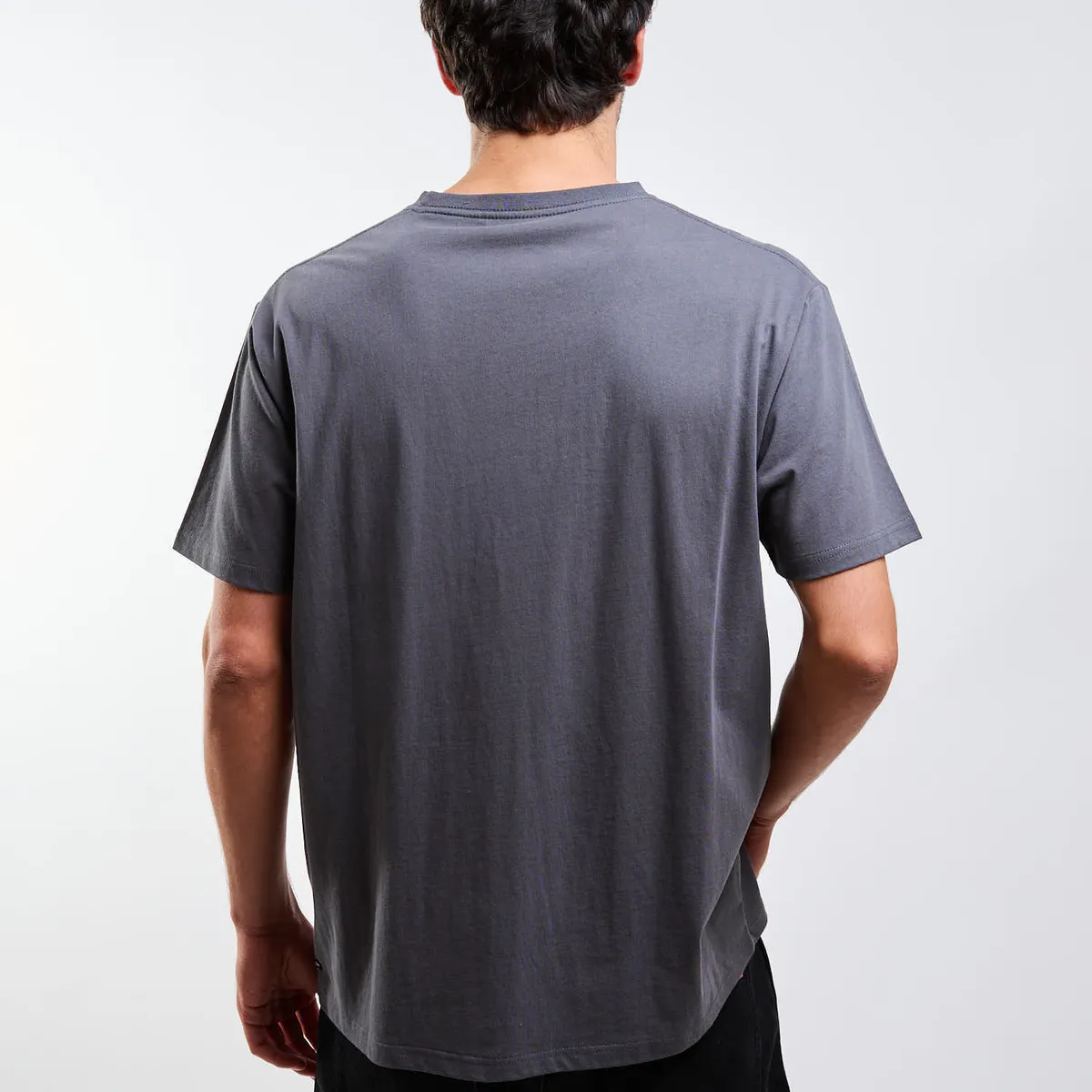 VOLCOM - Polera MC Stoneblanks Bsc Gris Hombre Volcom