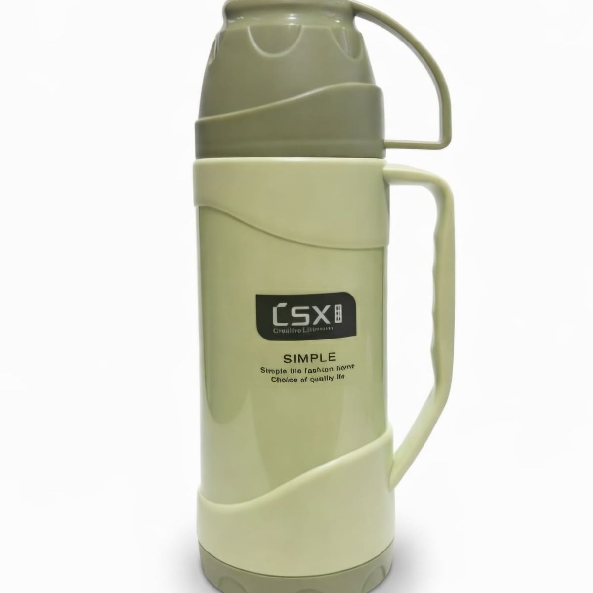 GENERICO - Termo Portátil Conservador de Temperatura con Taza Integrada  Ideal para Viajes Trabajo y Outdoor