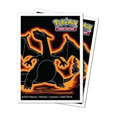 ULTRA PRO - Protectores Pokémon Apex, Neón Kanto Charizard