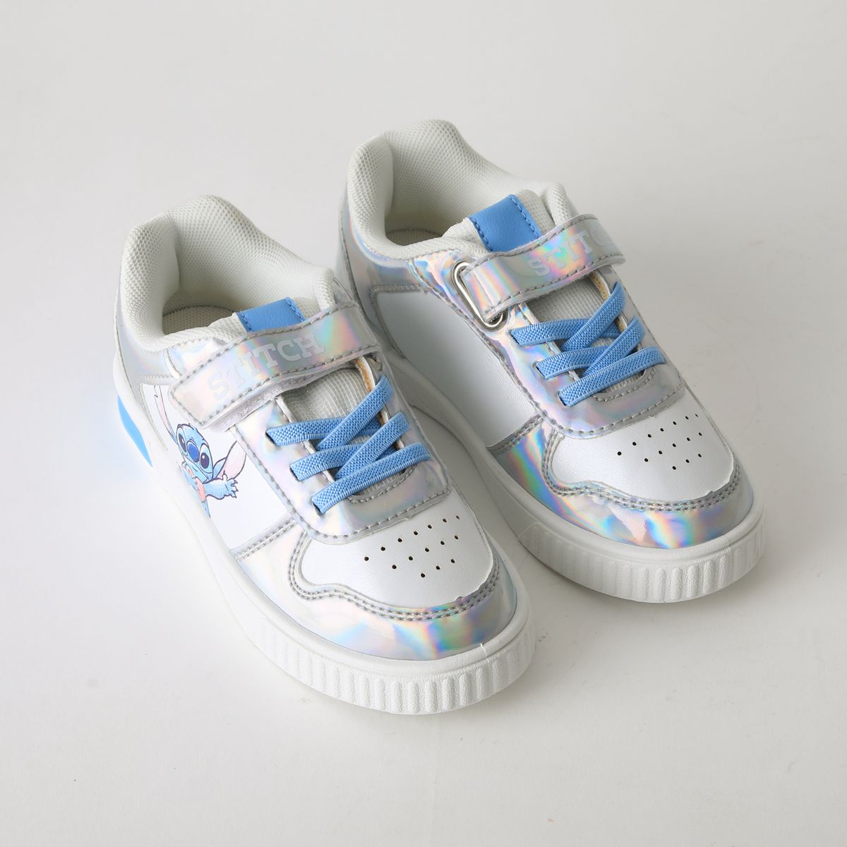 DISNEY - Zapatilla Luces Niña Corazón Lilo & Stitch Blanco Disney