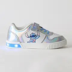 DISNEY - Zapatilla Luces Niña Corazón Lilo & Stitch Blanco