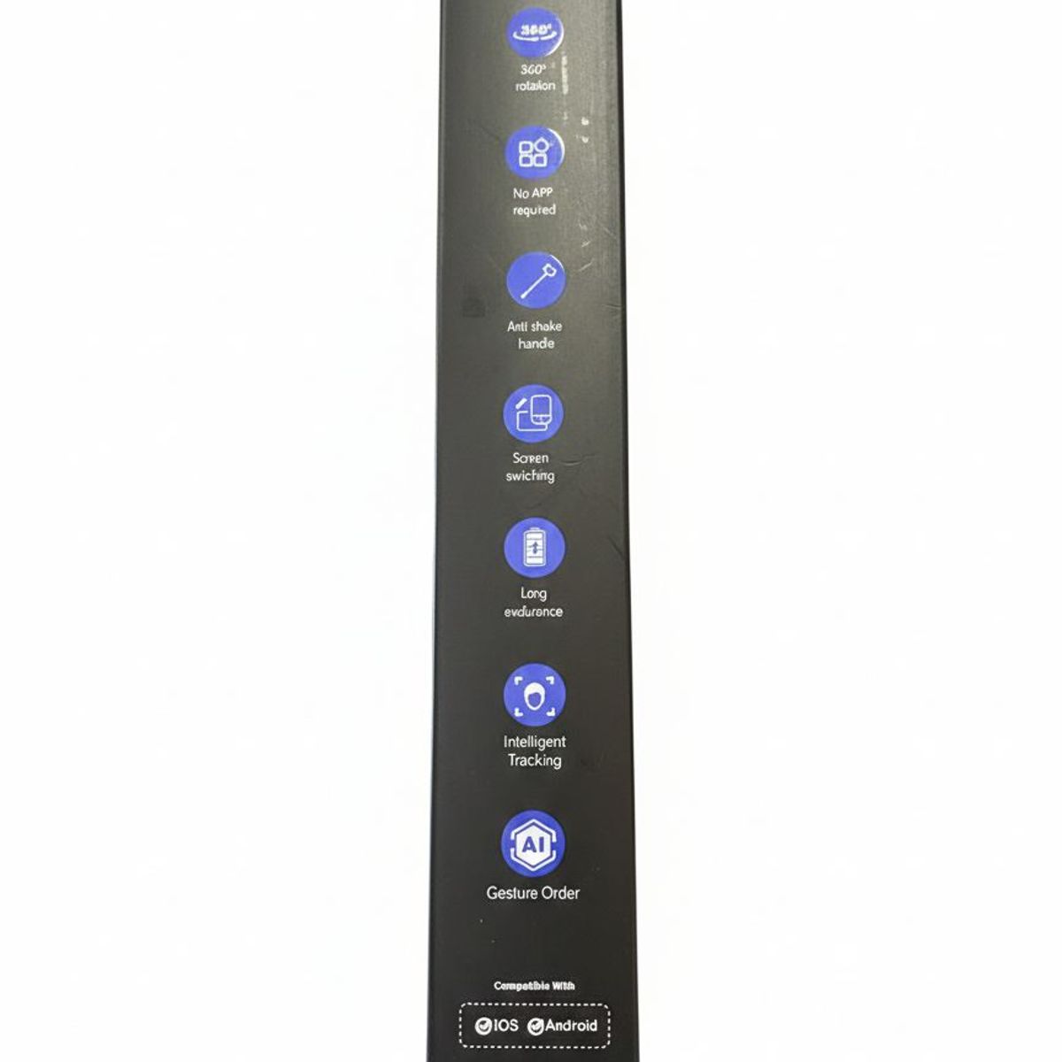 GENERICO - Trípode Cuadrupod C12 Profesional 18m con Seguimiento Inteligente AI