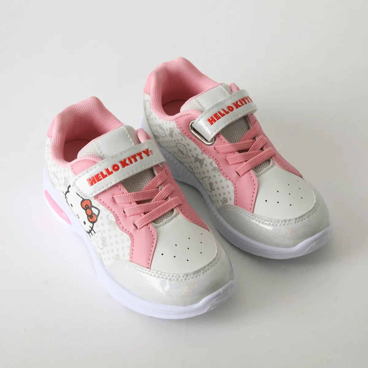 HELLO KITTY - Zapatilla Luces Niña Velcro Blanco Hello Kitty
