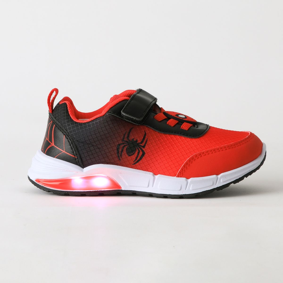 MARVEL - Zapatilla Luces Niño Velcro Spiderman Rojo Marvel