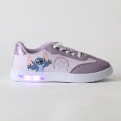 DISNEY - Zapatilla Luces Niña Flor Lilo & Stitch Morado