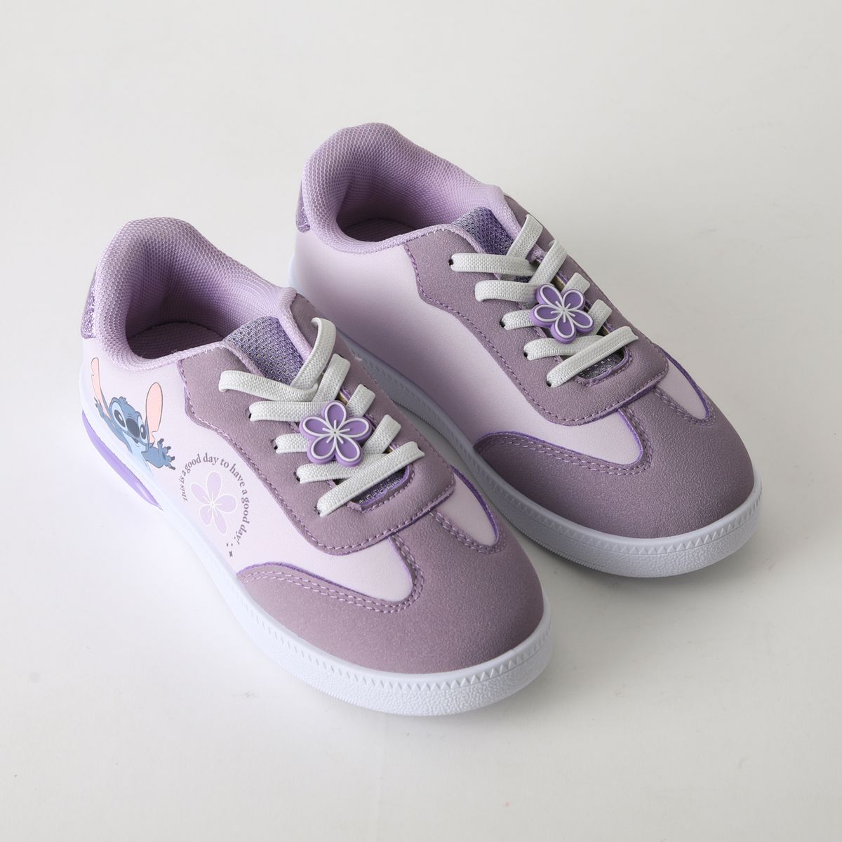 DISNEY - Zapatilla Luces Niña Flor Lilo & Stitch Morado Disney