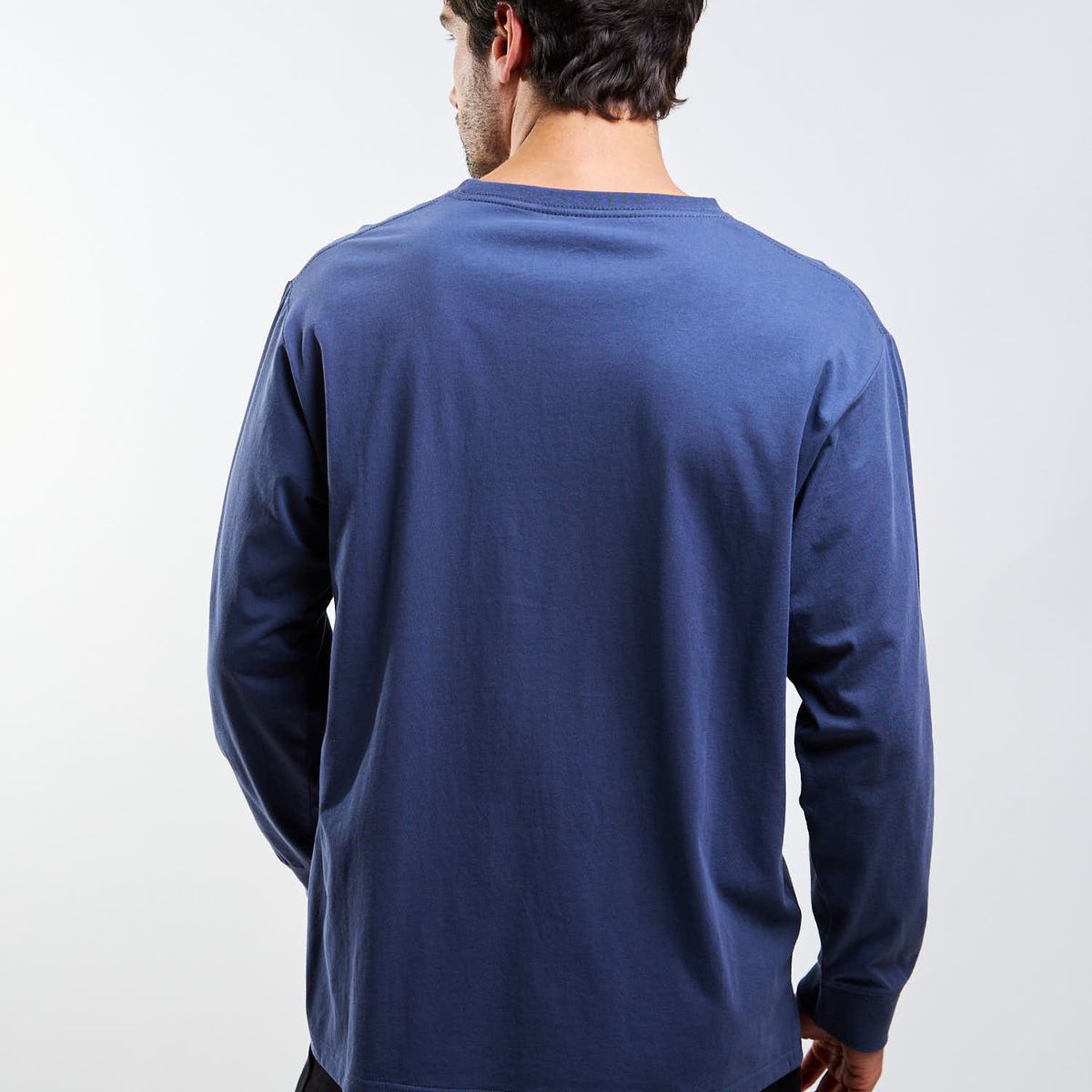 VOLCOM - Polera ML VLC Stone Azul Hombre Volcom
