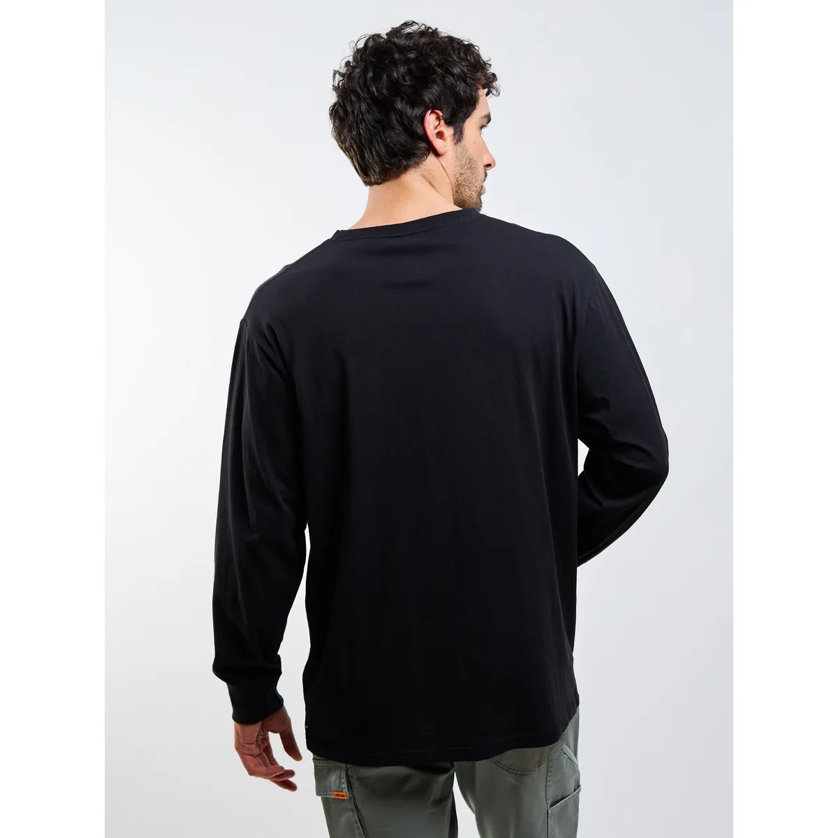 VOLCOM - Polera ML VLC Stone Negro Hombre Volcom