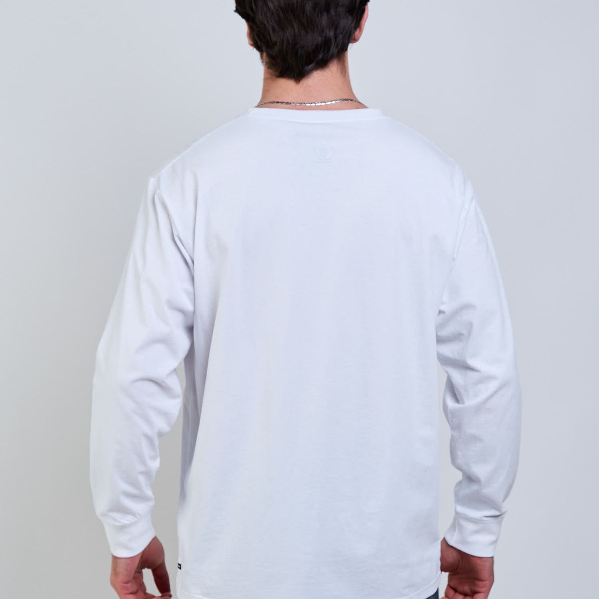 VOLCOM - Polera ML VLC Stone Blanco Hombre Volcom