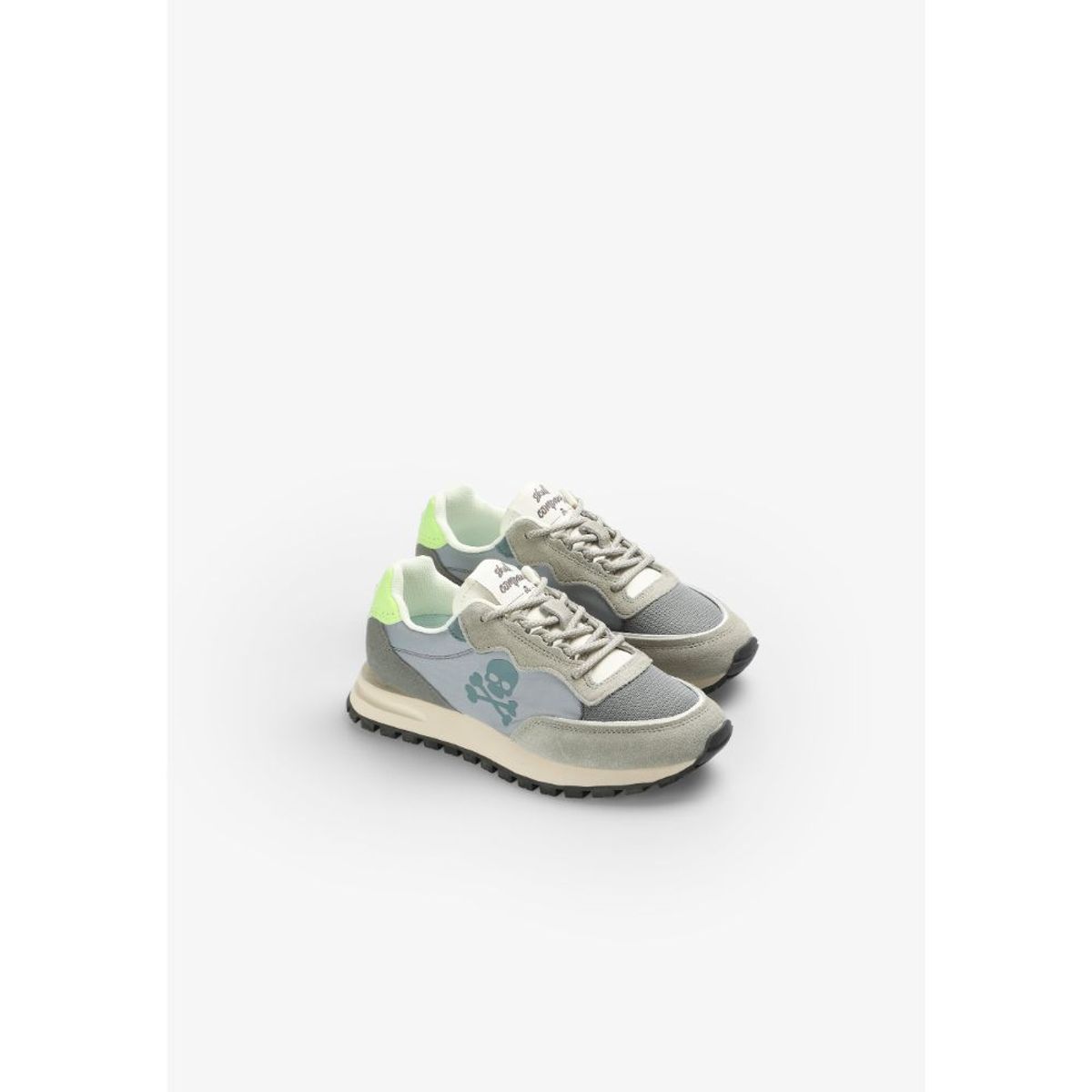 SCALPERS - SNEAKERS LIGERAS CALAVERA CONTRASTE