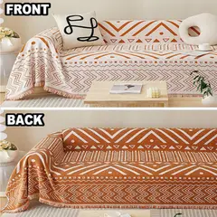 WAKESHOME - Manta Reversible Liviana Decorativa Para Sofa y Pie De Cama JIOR