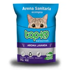 TOPK - 2 Kg Arena Ecologica Lavanda Gravilla Vegetal 100%