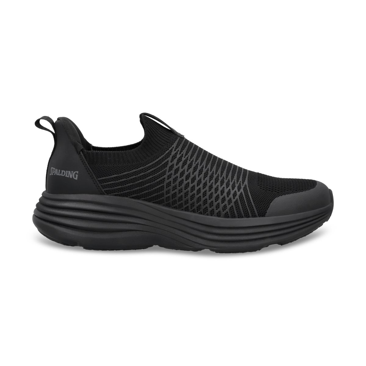 SPALDING - ZAPATILLA HOMBRE COMFORT SLIP-ON NEGRO SPALDING
