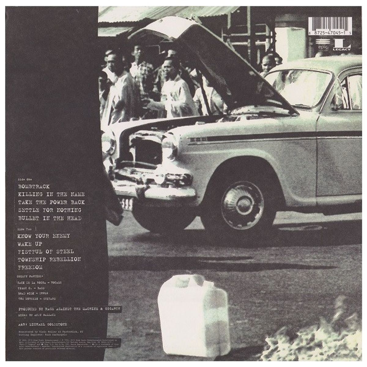 GENERICO - RAGE AGAINST THE MACHINE - RAGE AGAINST THE MACHINE / VINILO