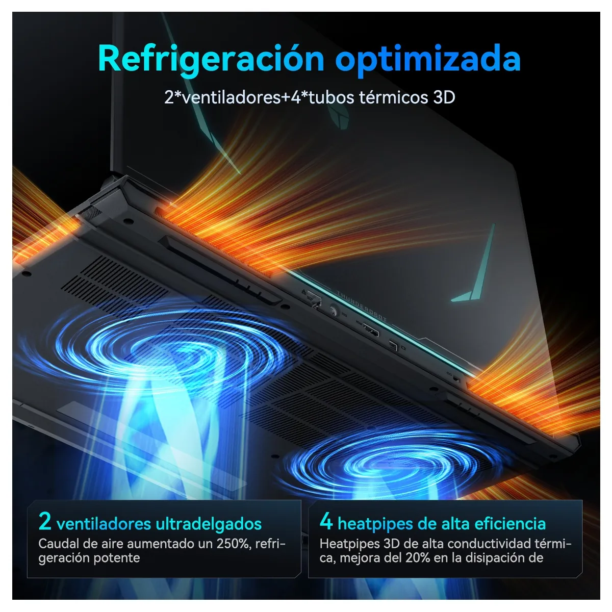 THUNDEROBOT - Notebook Gamer Thunderobot 911X17 intel I7-13620h RTX 5060 16GB Ram 1TB SSD 17.3" QHD