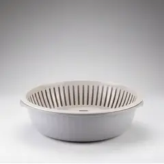 GENERICO - Bowl Con Colador Escurridor De Verduras Frutas 345cm Cocina