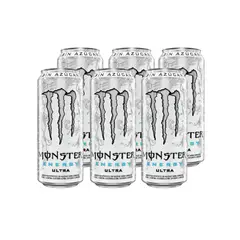 MONSTER - PACK X6 ENERGETICA ULTRA SIN AZUCAR 473ML - ENERGY