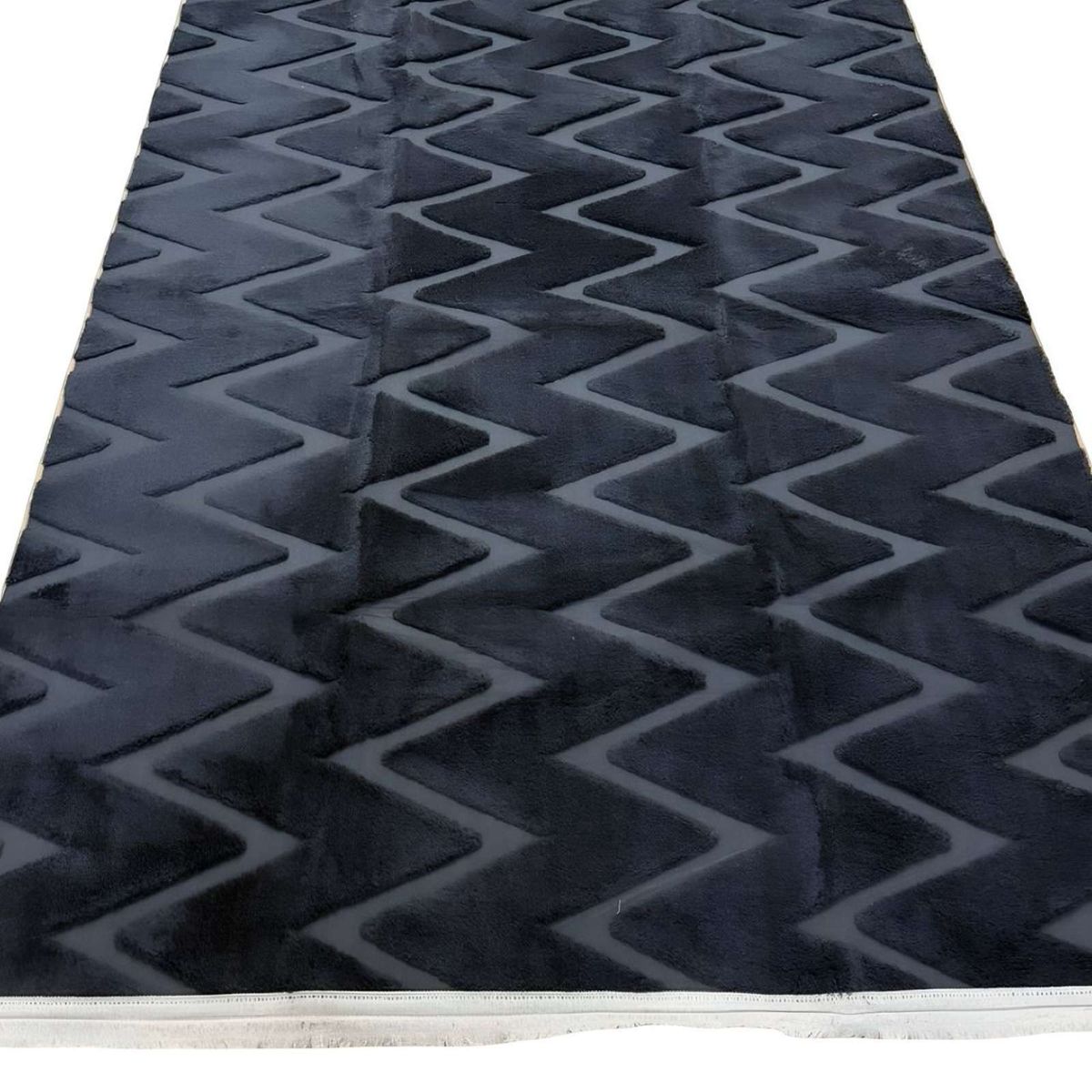 GENERICO - Alfombra Moderna Jacquard Bicolor 150x200