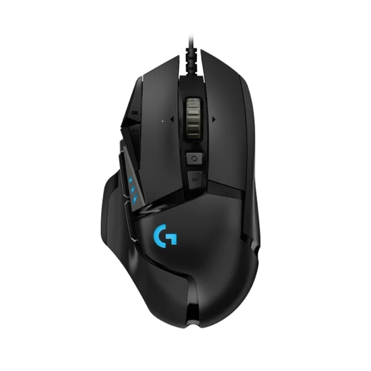 LOGITECH - Mouse juegos deportes electrónicos cable Logitech G502 HERO-Negro
