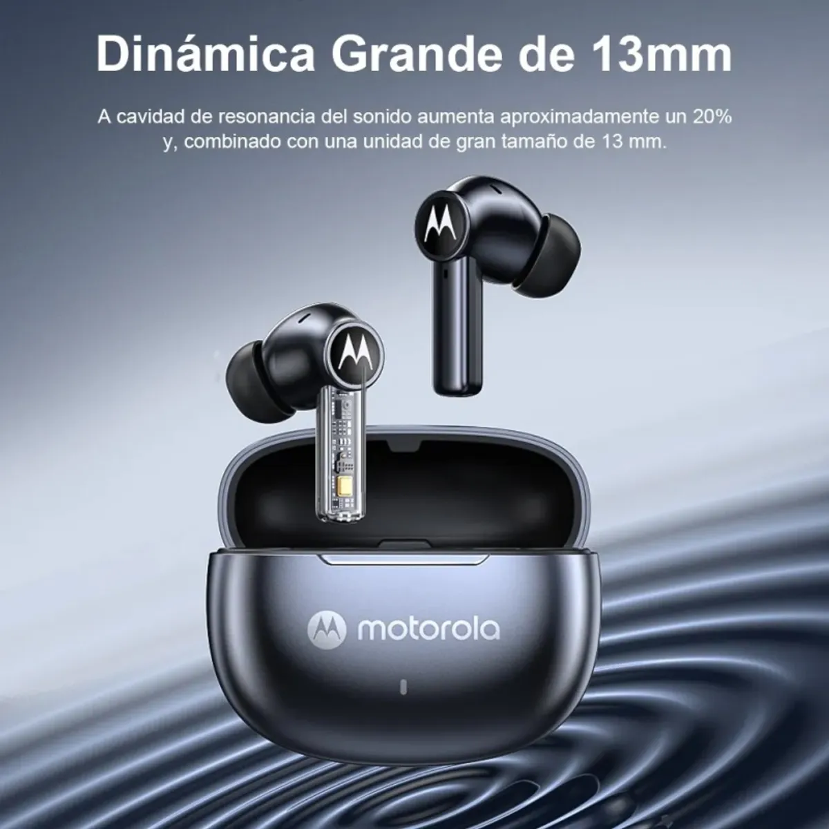 MOTOROLA - Audifonos inalambricos Reducción de ruido Moto Buds I40 ANC - Gris