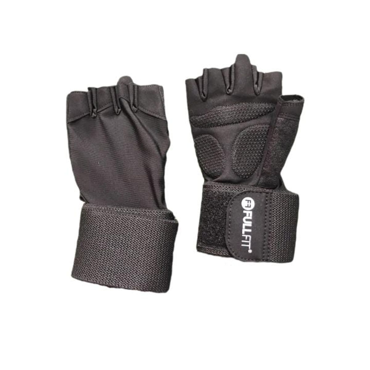 GENERICO - Guantes Con Muñequeras gym pesas entrenamiento Fullfit Talla S