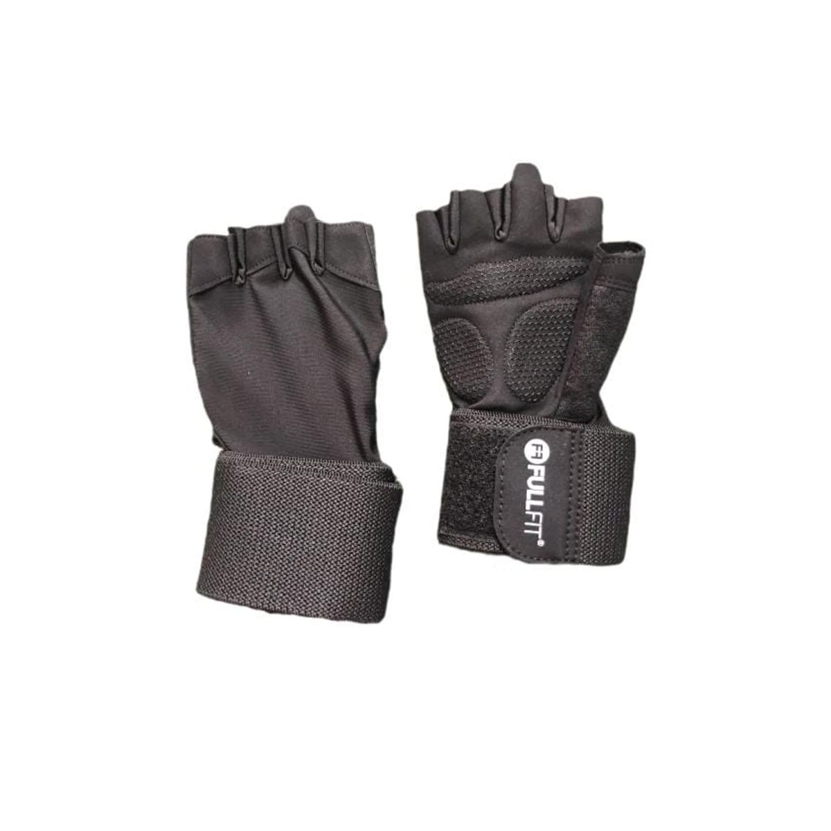 GENERICO - Guantes Con Muñequeras gym pesas entrenamiento Fullfit Talla S