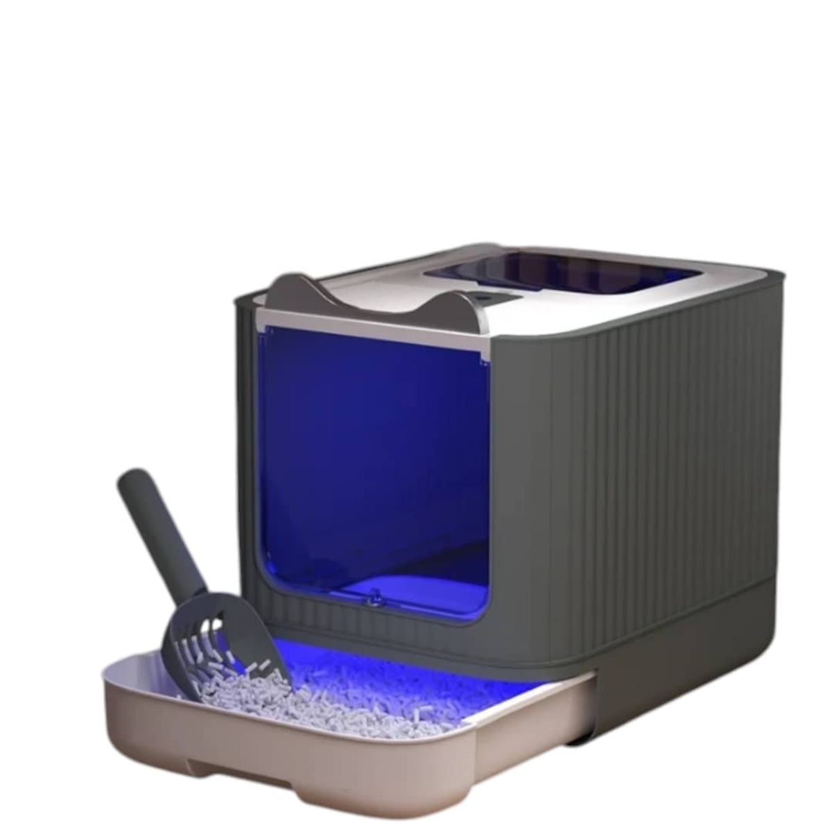 GENERICO - Arena Para Gatos Grande Con Capacidad Cerrada