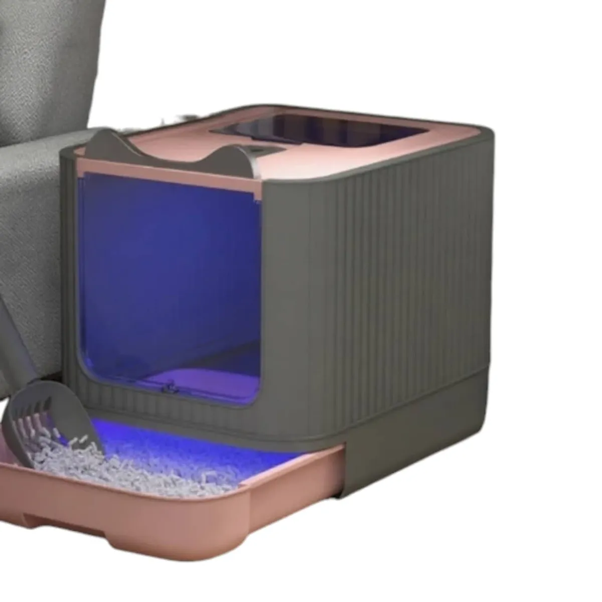 GENERICO - Arena Para Gatos Grande Con Capacidad Cerrada