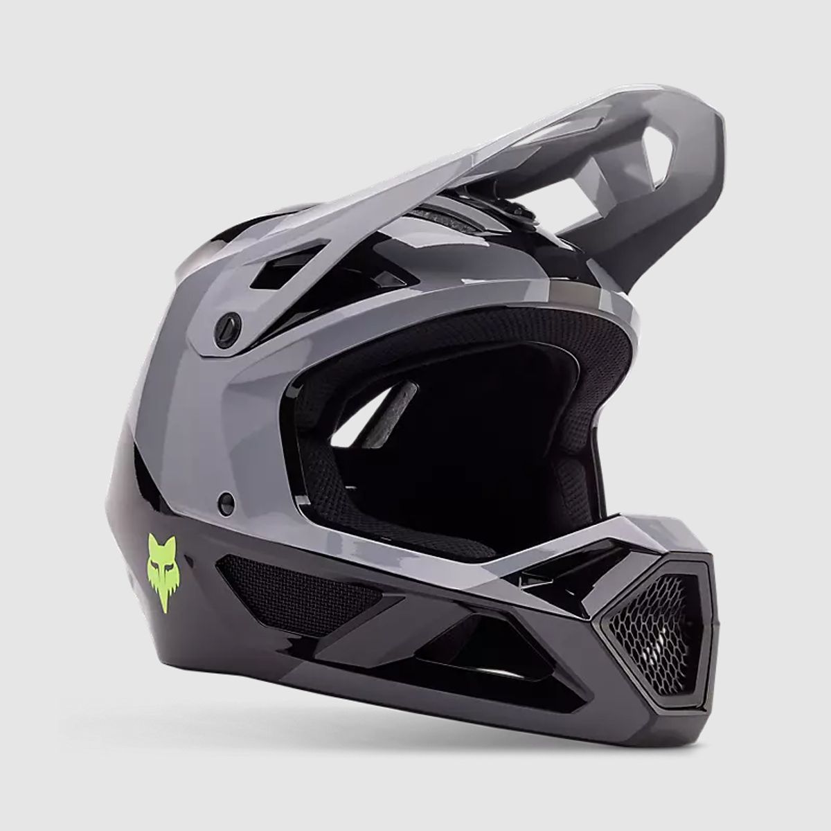 FOX - Casco Bicicleta Niño New Rampage Barge Gris Fox FOX